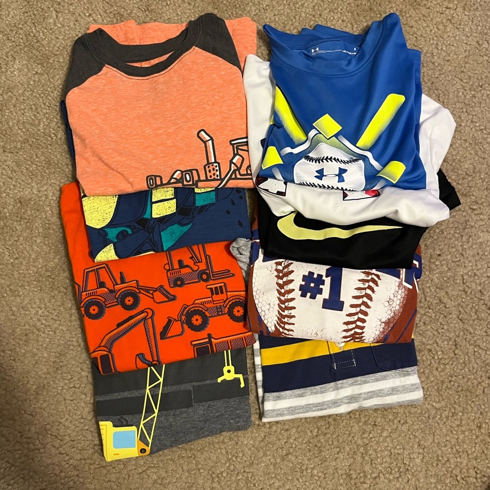 Bundle of Boys 5/5T Shirts